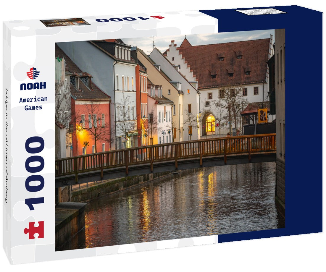 Noah Jigsaw Puzzle bridge in the old town of Amberg 1000 pieces