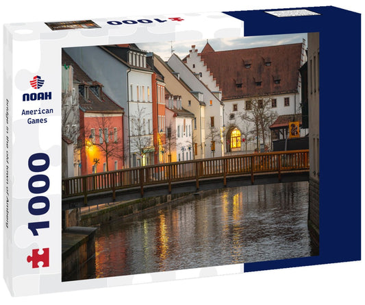 Noah Jigsaw Puzzle bridge in the old town of Amberg 1000 pieces