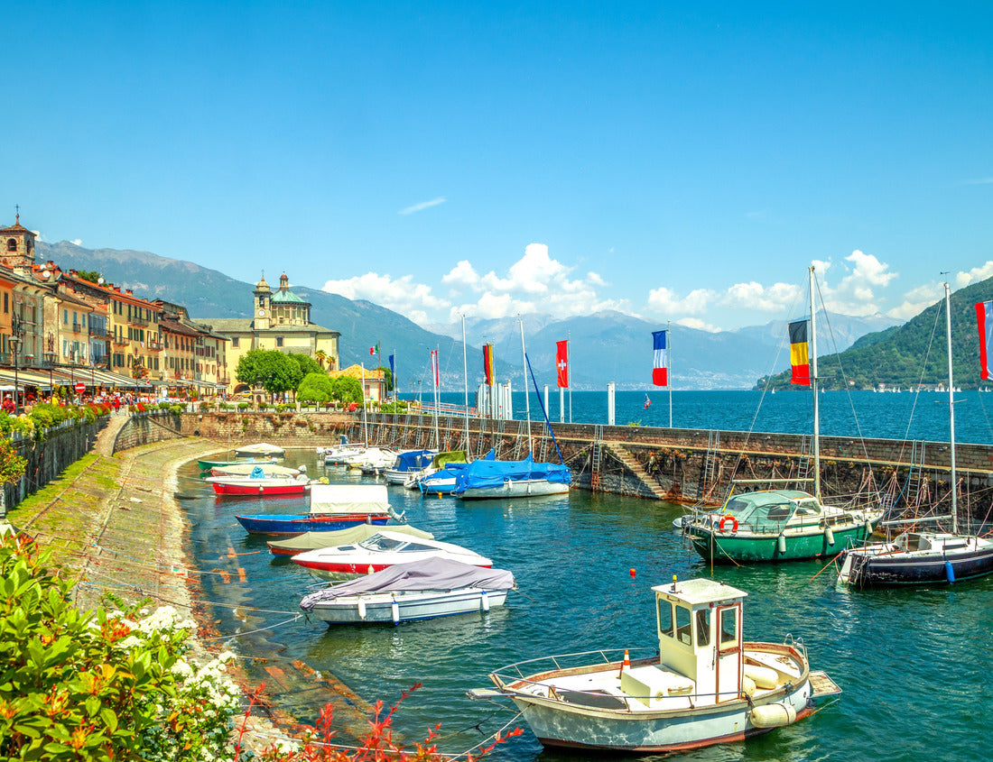 Noah Jigsaw Puzzle Harbor of Cannobio, Lake Maggiore, Italy 1000 pieces