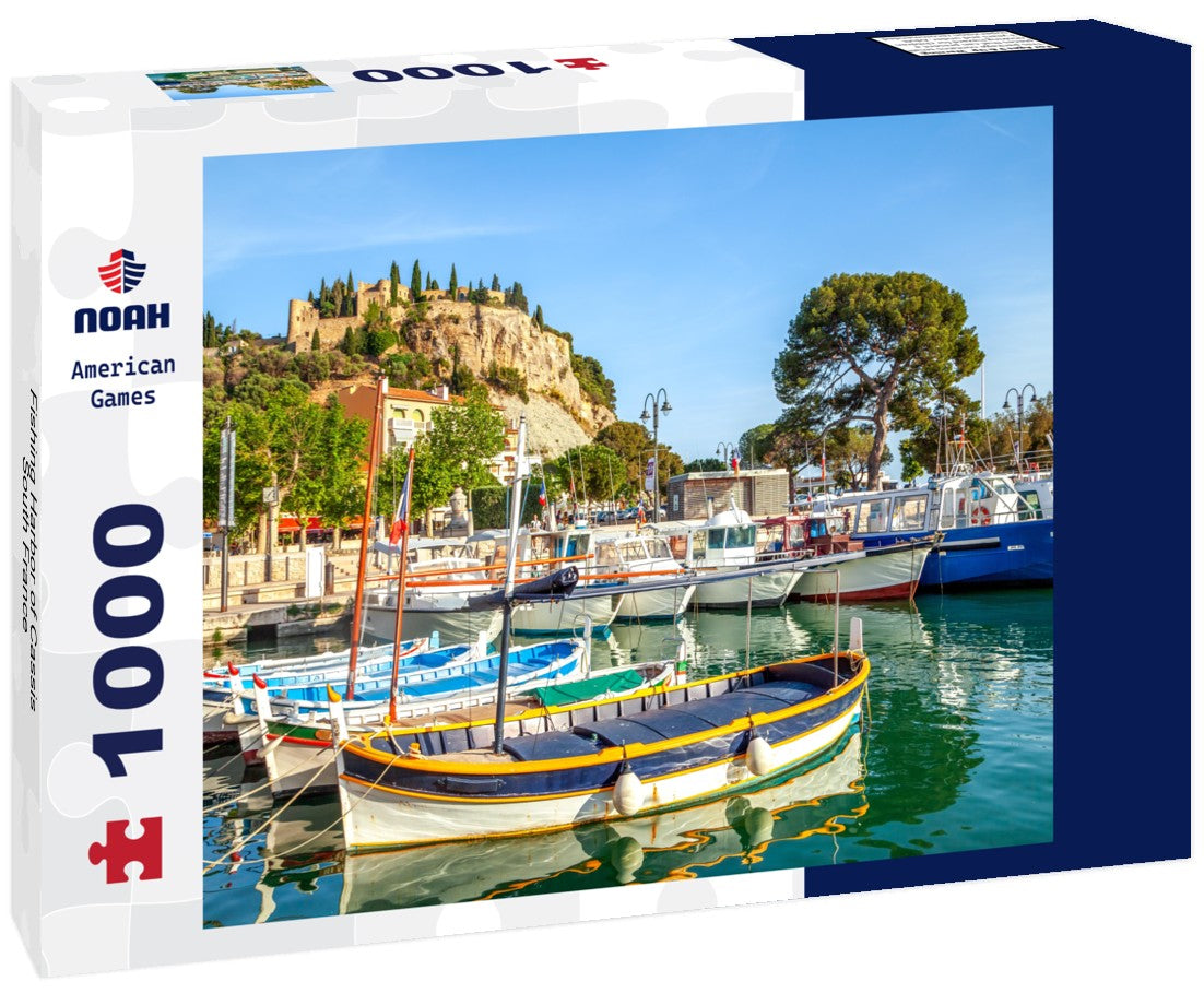 Noah Jigsaw Puzzle Fishing Harbor of Cassis, South France 1000 pieces