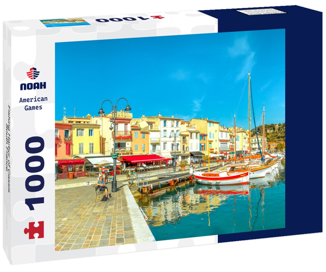 Noah Jigsaw Puzzle Fishing Harbor of Cassis, South France 1000 pieces