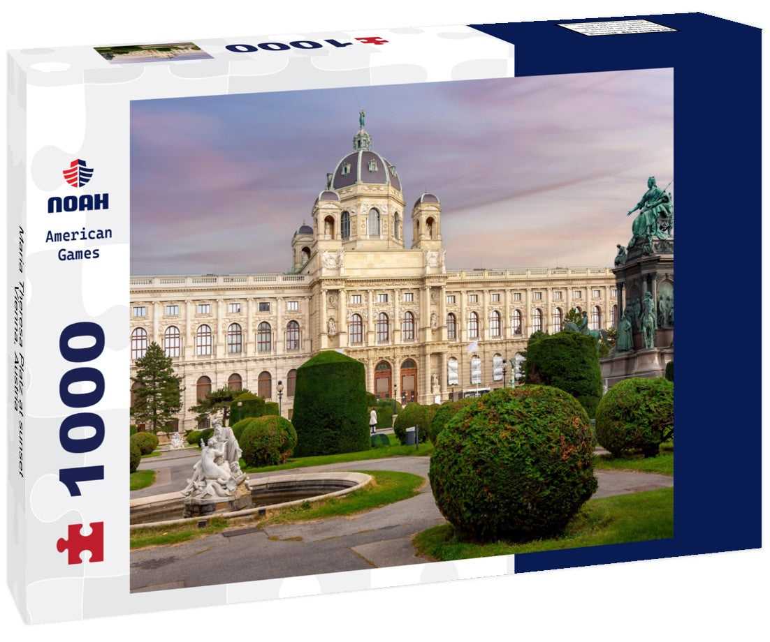 Noah Jigsaw Puzzle Maria Theresa Platz at sunset, Vienna, Austria 1000 pieces