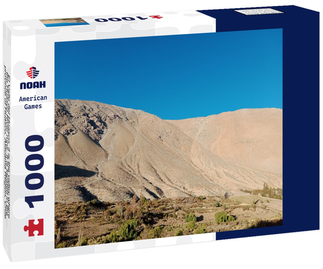 Noah Jigsaw Puzzle El Valle del Huasco, it is the valley where the Huasco River runs. It is located in the province of Huasco, Atacama Region, Chile 1000 pieces