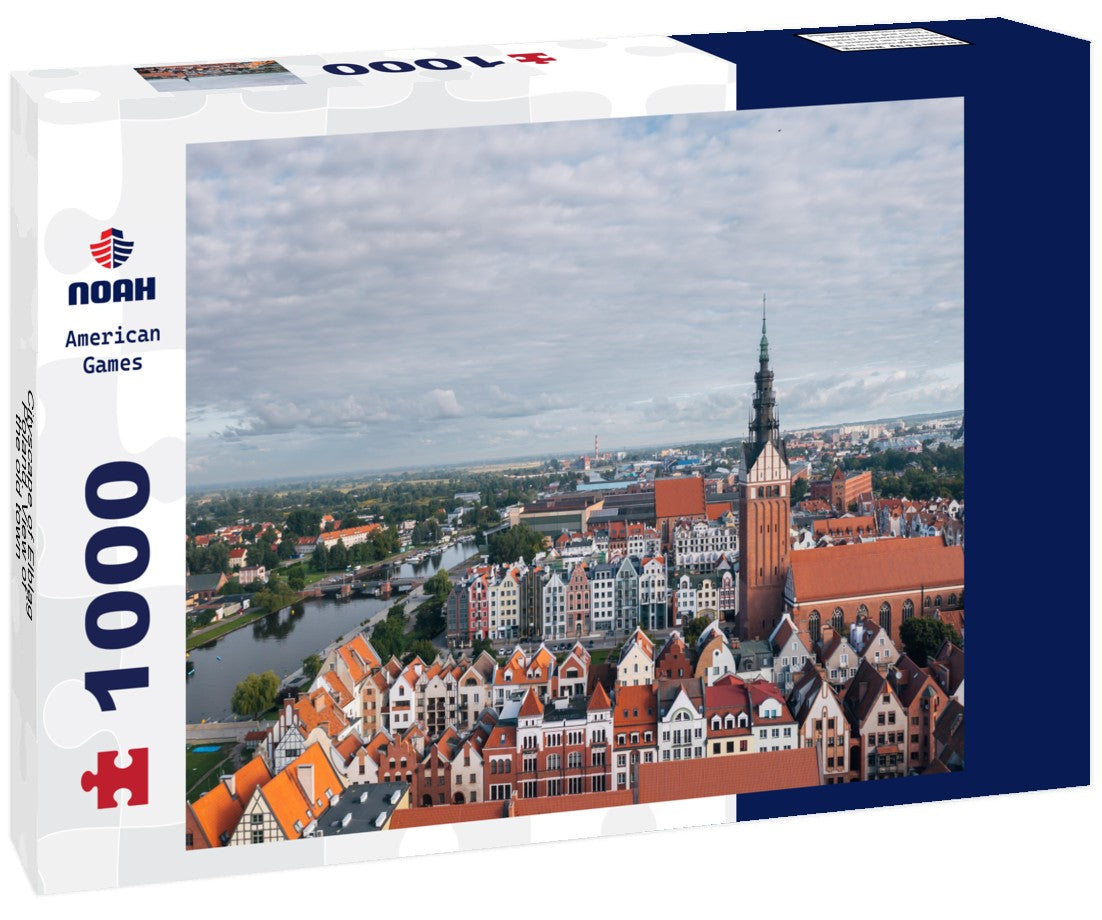 Noah Jigsaw Puzzle Cityscape of Elblag, Poland. View of the old town 1000 pieces