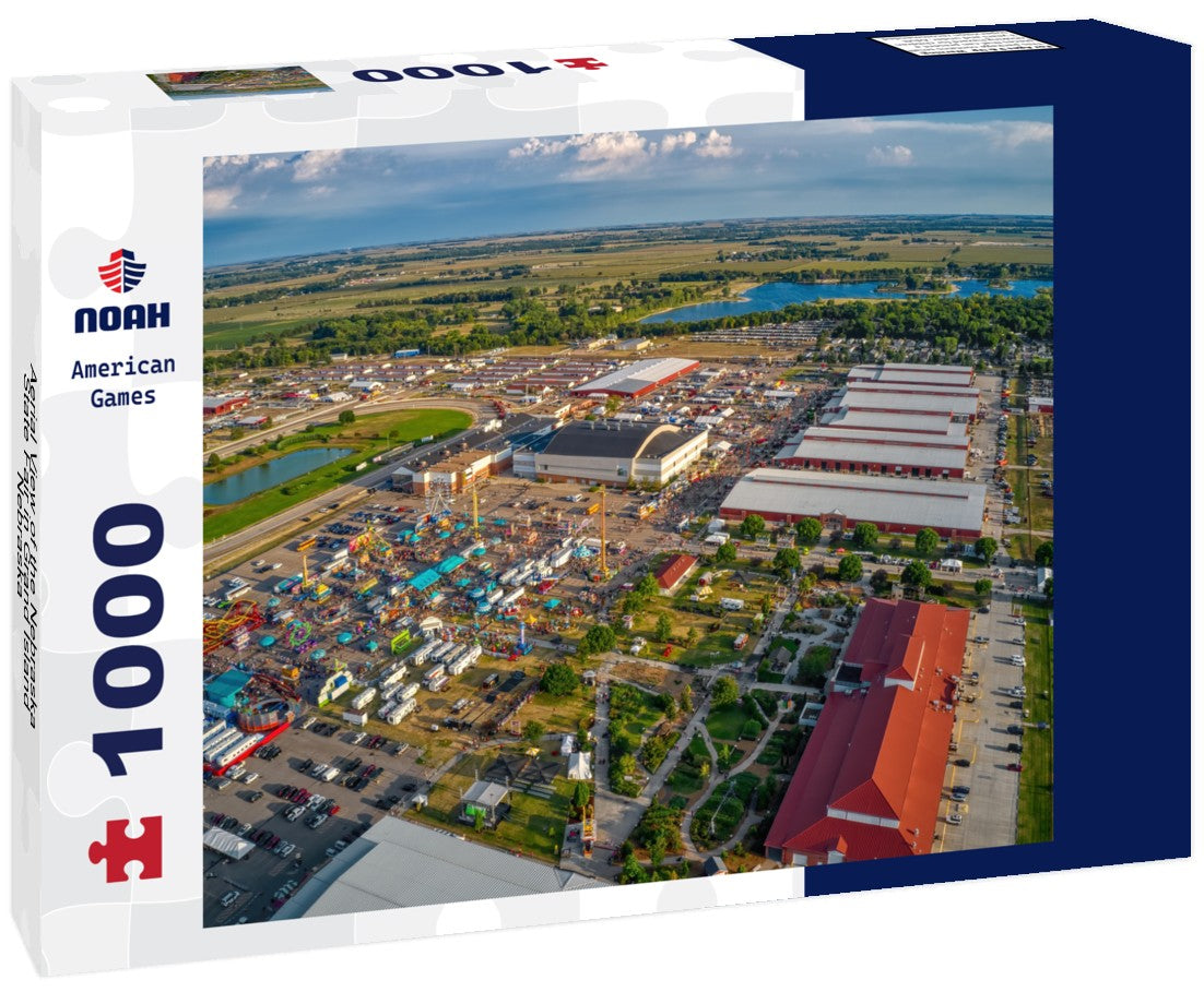Noah Jigsaw Puzzle Aerial View of the Nebraska State Fair in Grand Island, Nebraska 1000 pieces