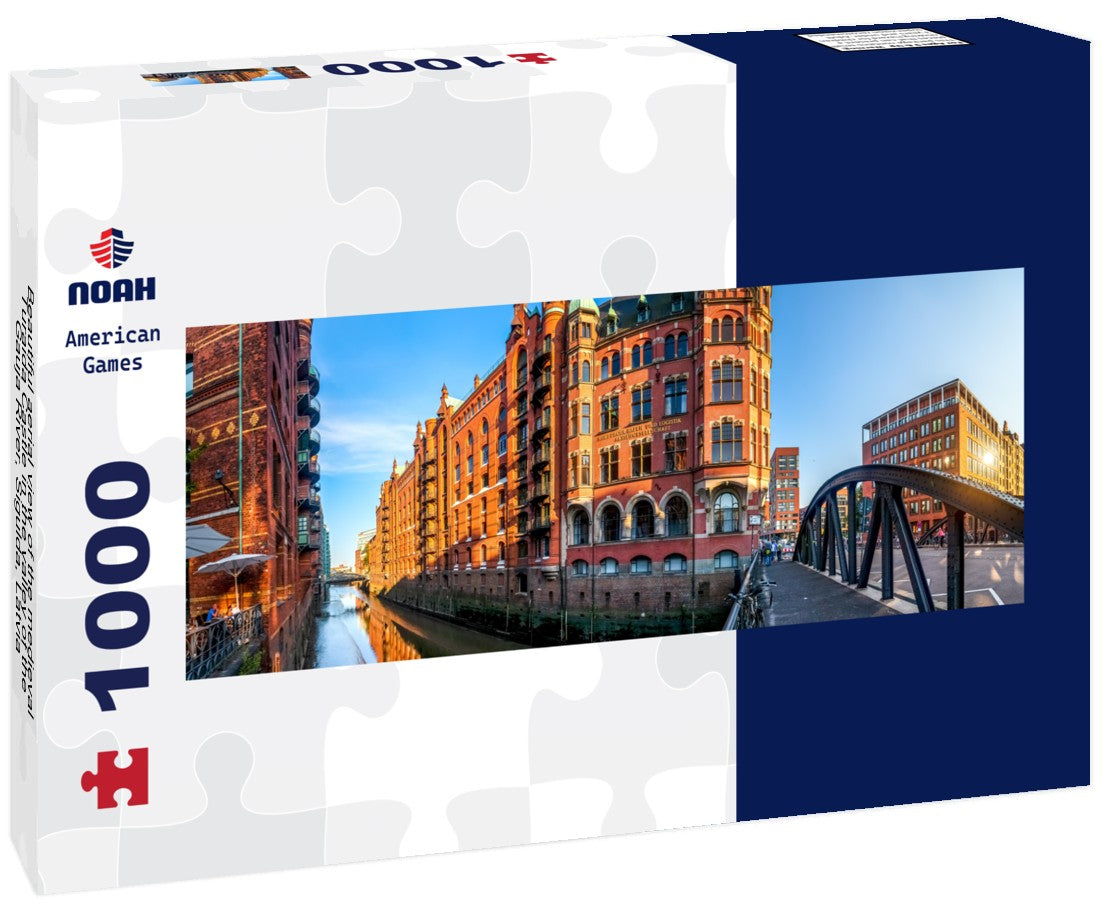 Noah Jigsaw Puzzle Beautiful aerial view of the medieval Turaida Castle in the valley of the Gauja River, Sigulda, Latvia Panorama 1000 Pieces