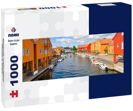Noah Jigsaw Puzzle Bolungarvik, Iceland / Iceland: Fishing boats in the harbor of Bolungarvik, Iceland Panorama 1000 Pieces