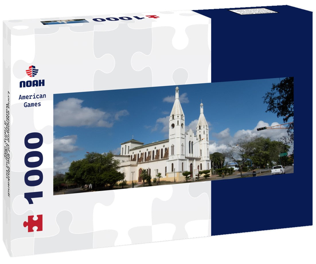 Noah Jigsaw Puzzle Long exposure of the Rjúkandi waterfall in Iceland on a rainy day Panorama 1000 Pieces