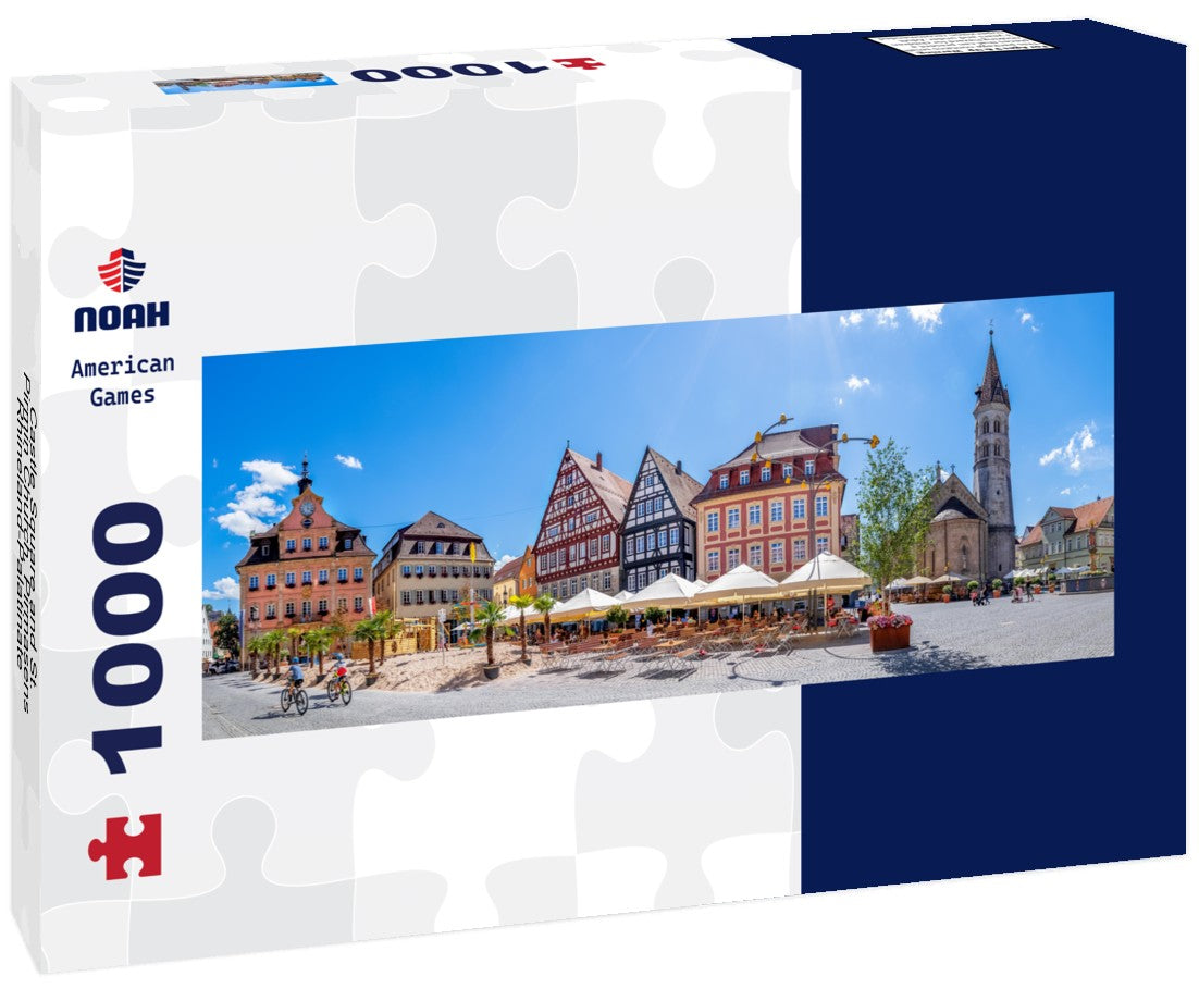 Noah Jigsaw Puzzle Castle Square and St. Pirmin Church, Pirmasens, Rhineland-Palatinate, Germany Panorama 1000 Pieces