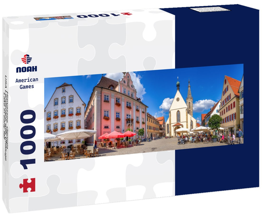 Noah Jigsaw Puzzle Hiawassee, Georgia, USA Landscape with Chatuge Lake in early fall Panorama 1000 Pieces