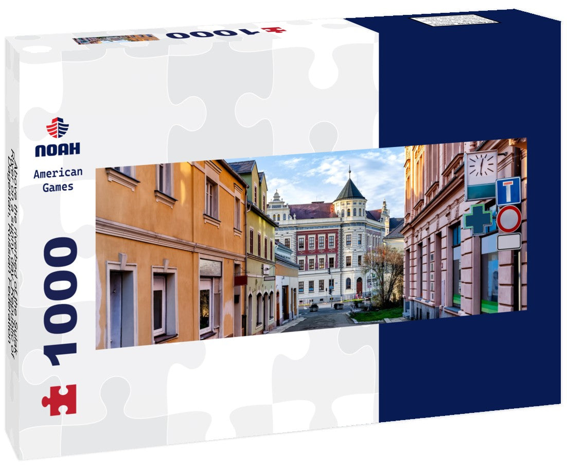 Noah Jigsaw Puzzle Above the riverbed of the Sulak River on a sunny day. Republic of Dagestan, Russian Federation Panorama 1000 Pieces