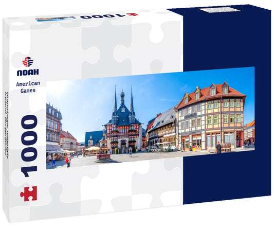 Noah Jigsaw Puzzle Hraunfossar waterfalls - Iceland - Borgarfjörður Panorama 1000 Pieces