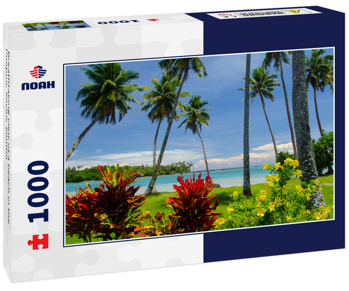 Breathtaking view of a beach in the Puapua, Savaii, Samoa