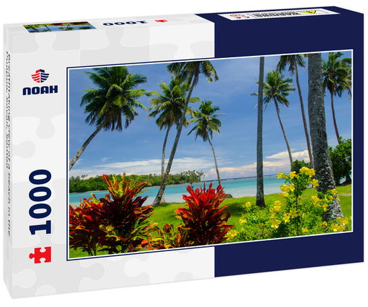 Breathtaking view of a beach in the Puapua, Savaii, Samoa