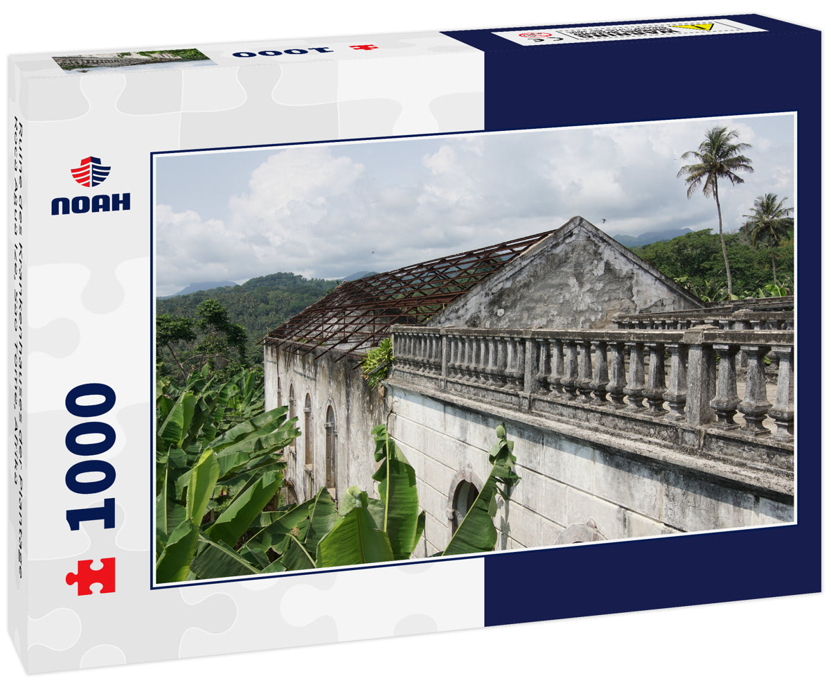 Ruine des Krankenhauses der Plantage Roca Agua Ize, Sao Tome, Afrika