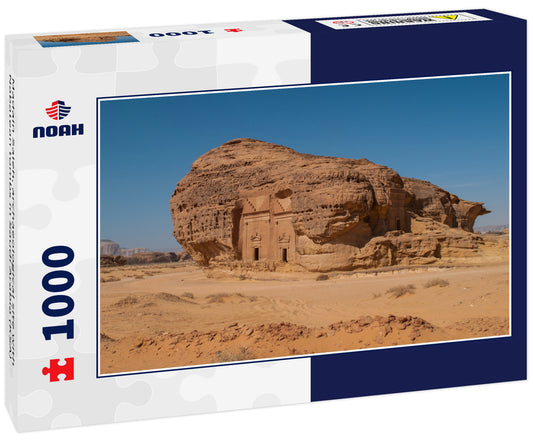 Madain Saleh, archaeological site with Nabatean tombs in Saudi Arabia (KSA)