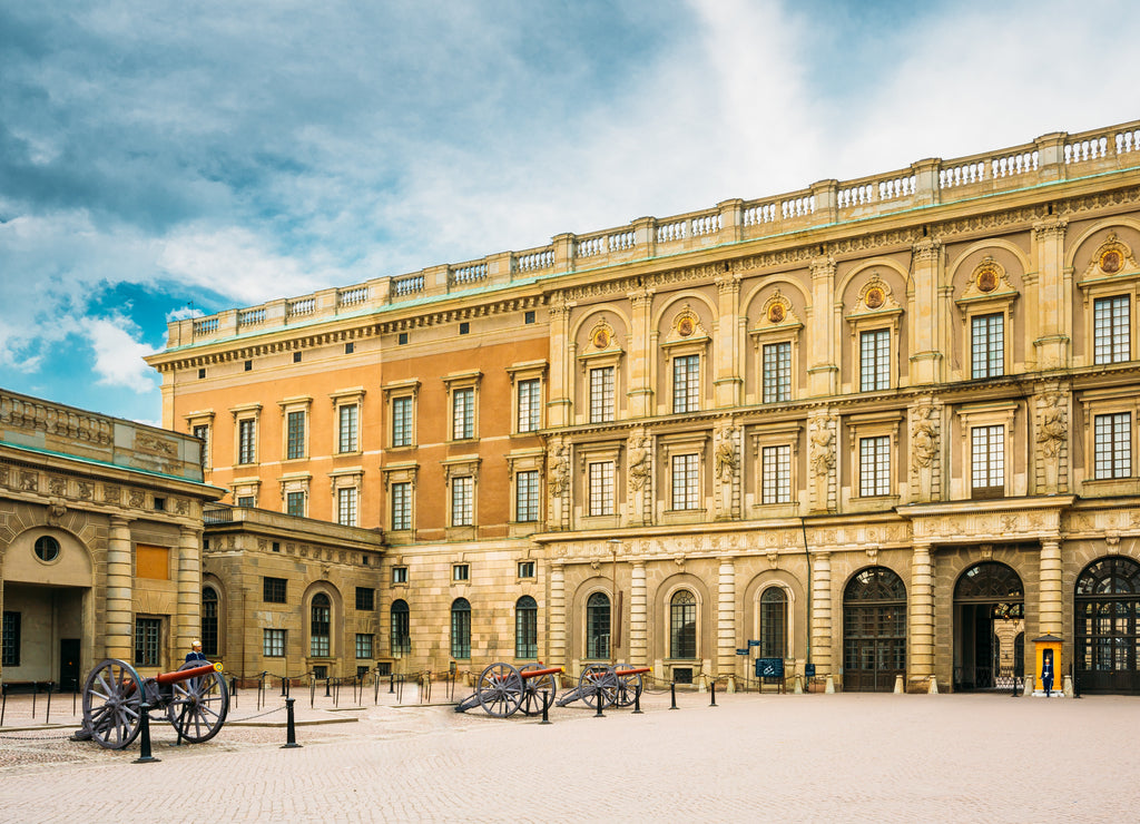 Royal Palace In Gamla Stan, In Stockholm, Sweden