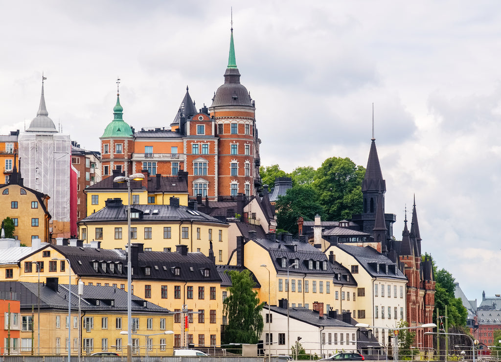 View of Sodermalm in Stockholm, Sweden