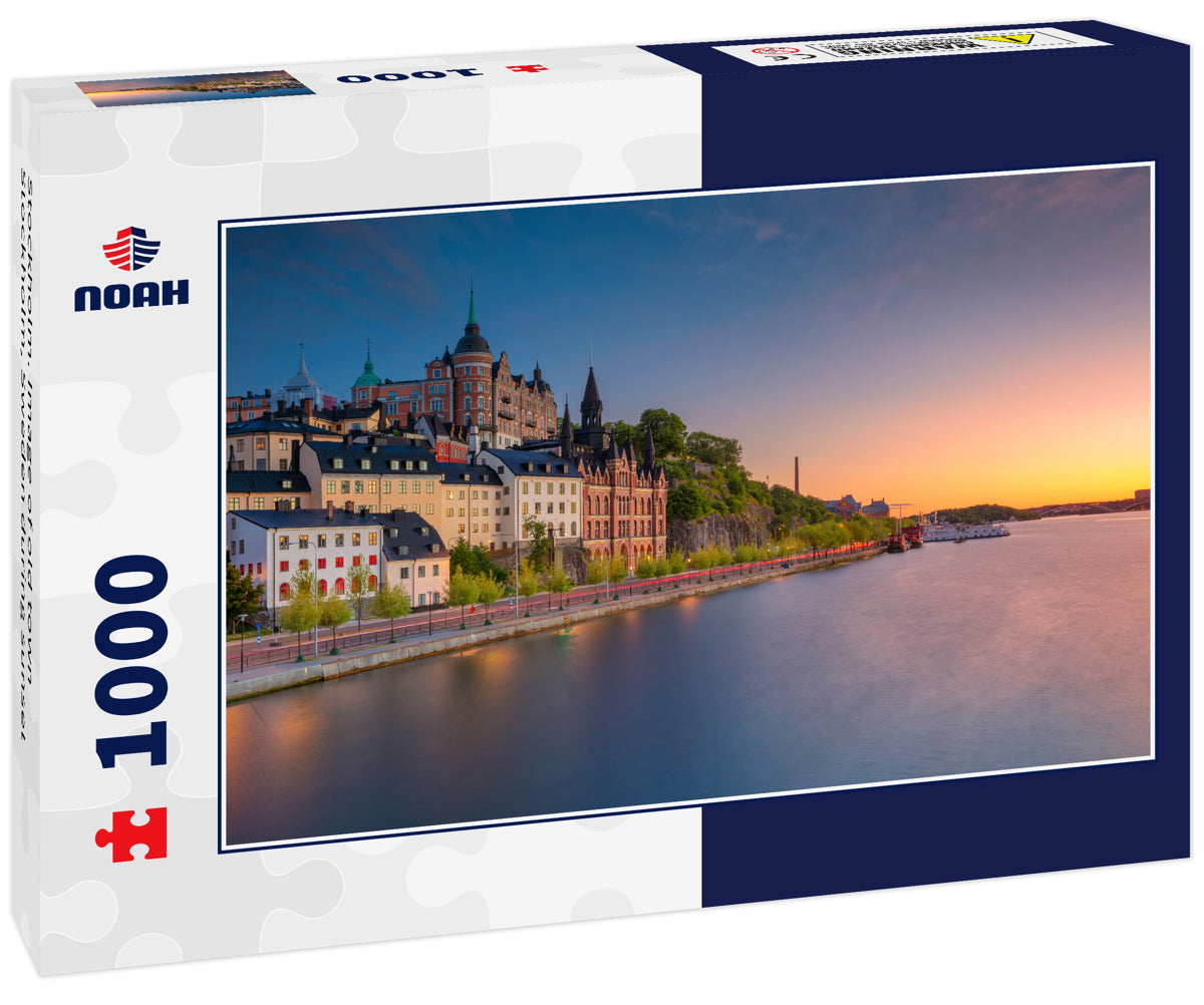 Stockholm. Image of old town Stockholm, Sweden during sunset