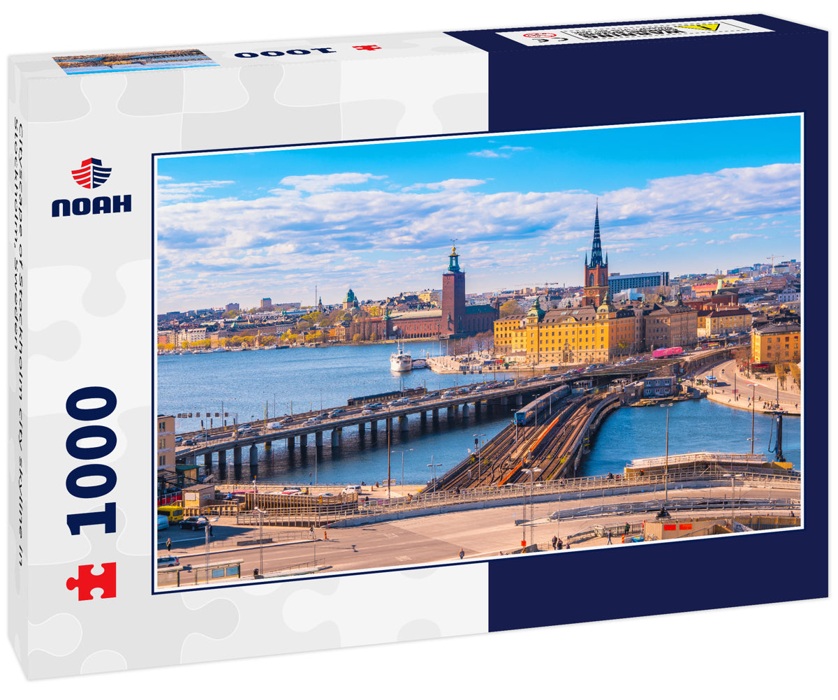 Cityscape of Stockholm city skyline in Stockholm, Sweden