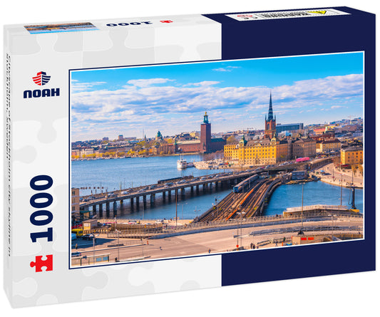 Cityscape of Stockholm city skyline in Stockholm, Sweden