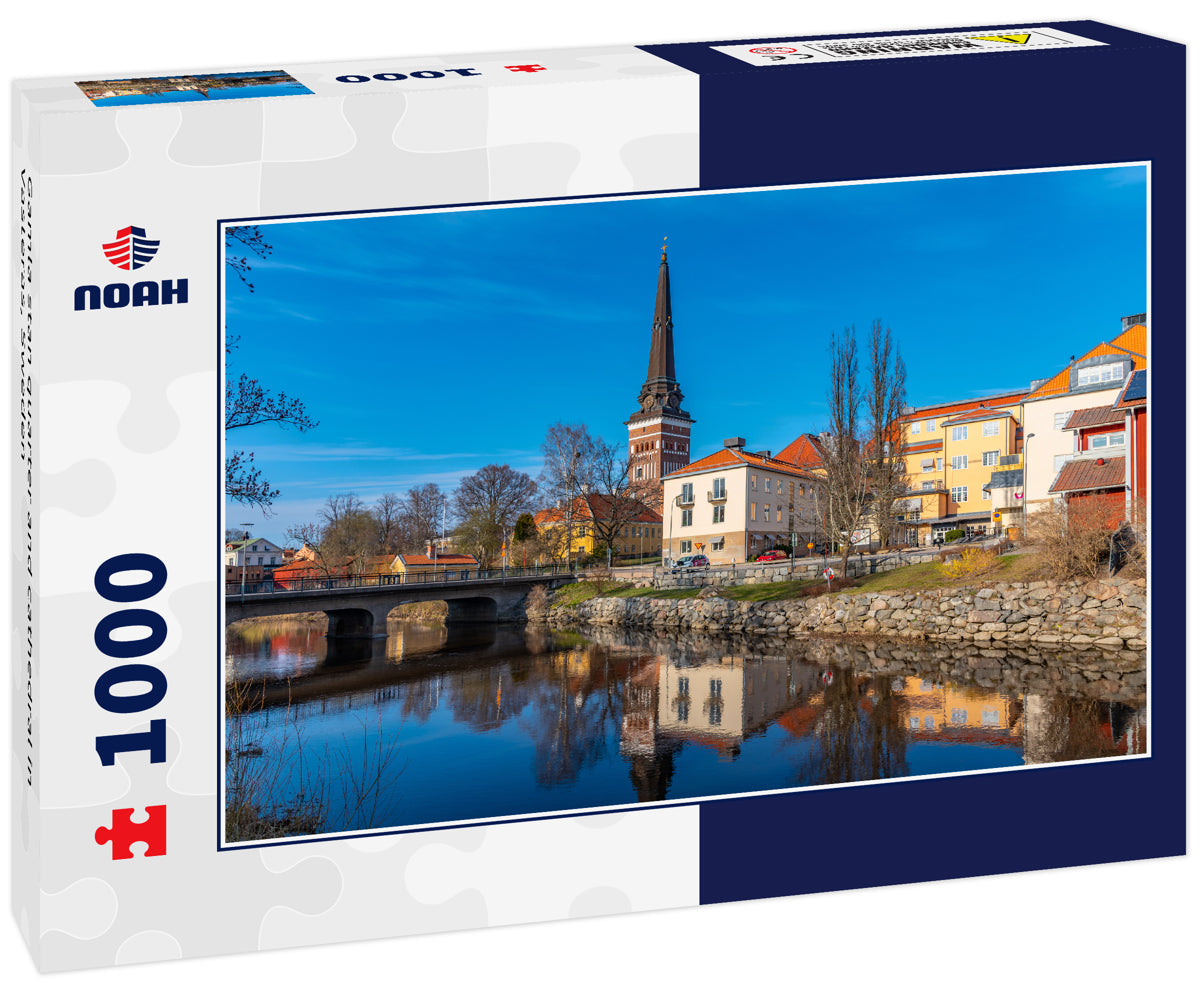 Gamla stan quarter and cathedral in Vasteras, Sweden