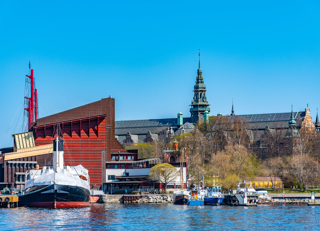 Vasa and Nordiska museums in Stockholm, Sweden