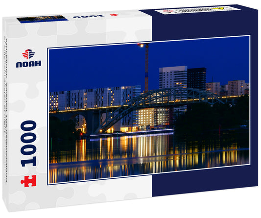 Stockholm, Sweden The neighborhood of Liljeholmskajen at night