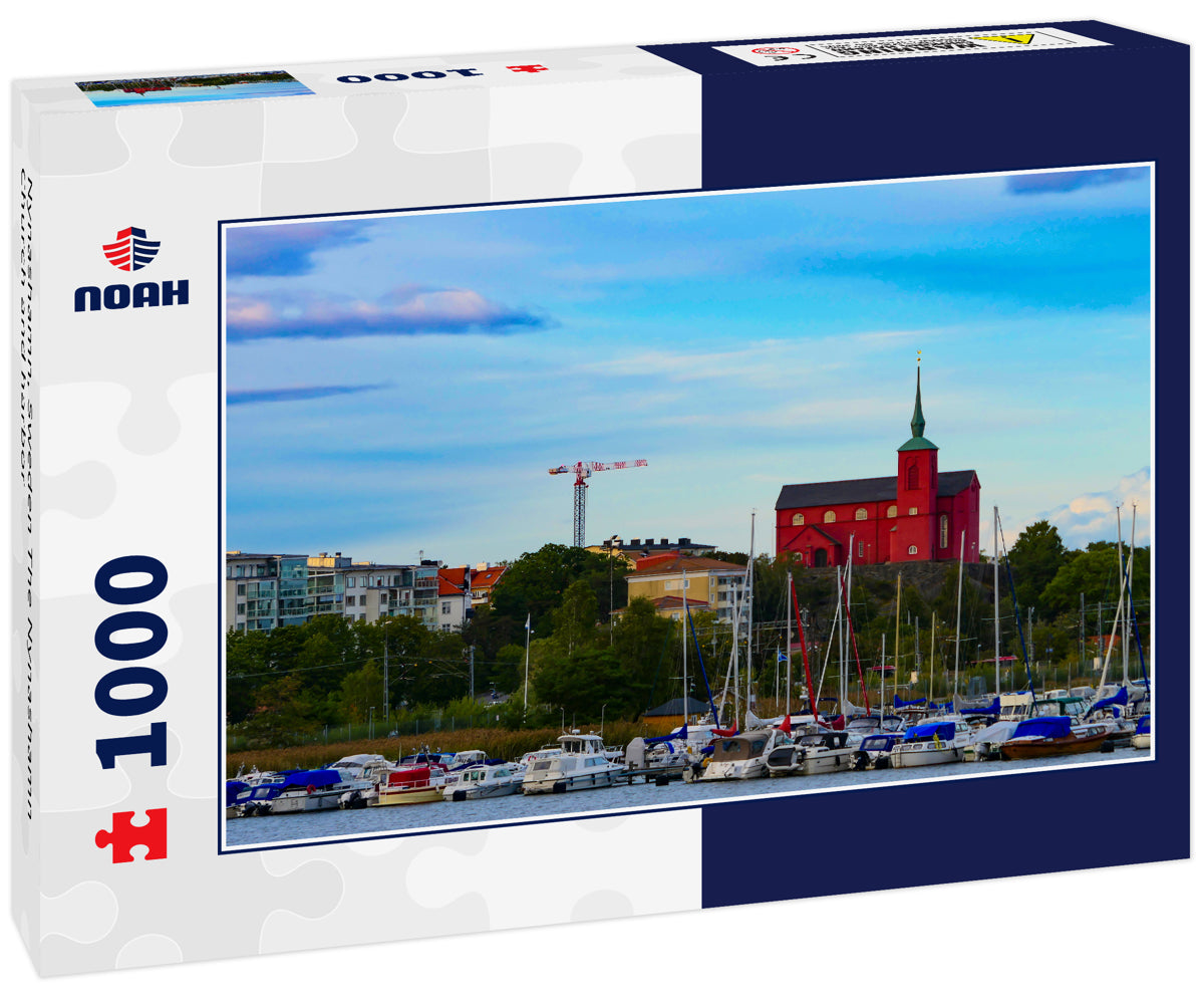 Nynashamn, Sweden The Nynashamn Church and harbor