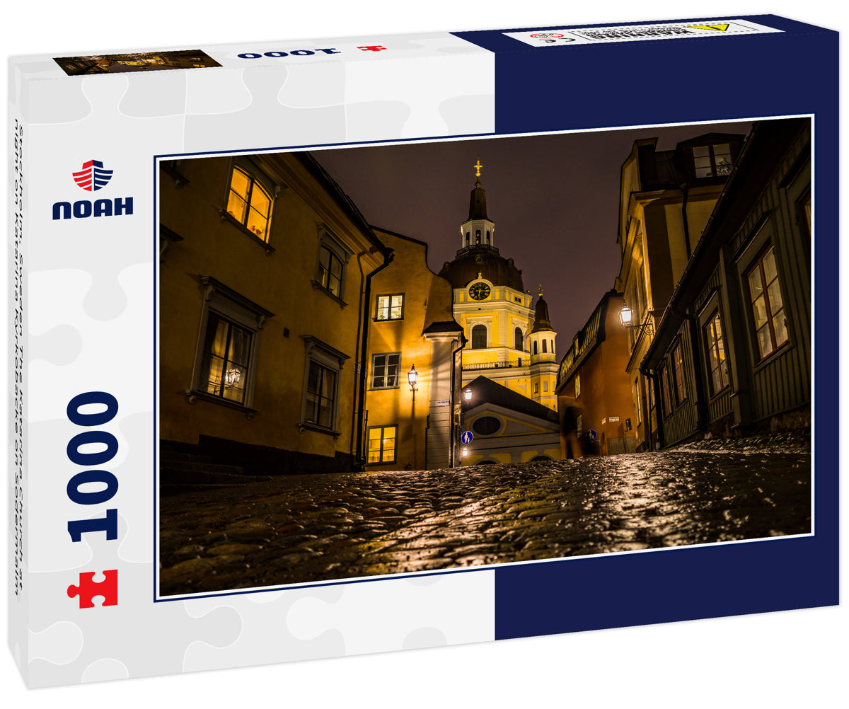 Stockholm, Sweden The Katarina Church at night on Katarina Kyrkobacke on Sodermalm