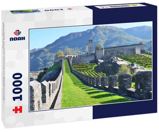 Ancient fortifications in Bellinzona, Switzerland