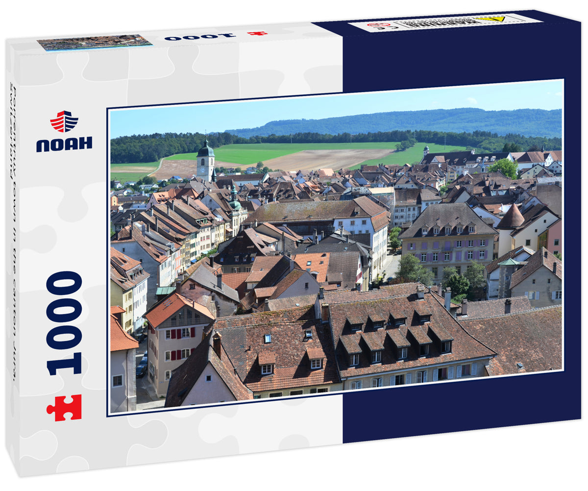 Porrentruy town in the canton Jura, Switzerland