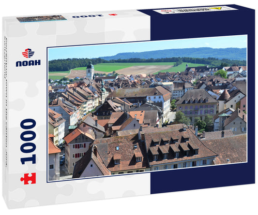 Porrentruy town in the canton Jura, Switzerland