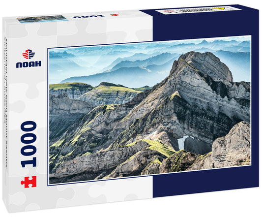 Mountain view from Mount Saentis, Switzerland , Swiss Alps