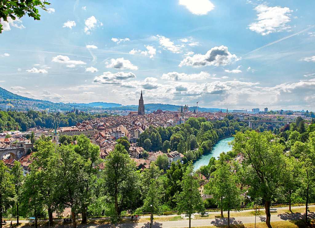 Panoramic view of Berne, Switzerland