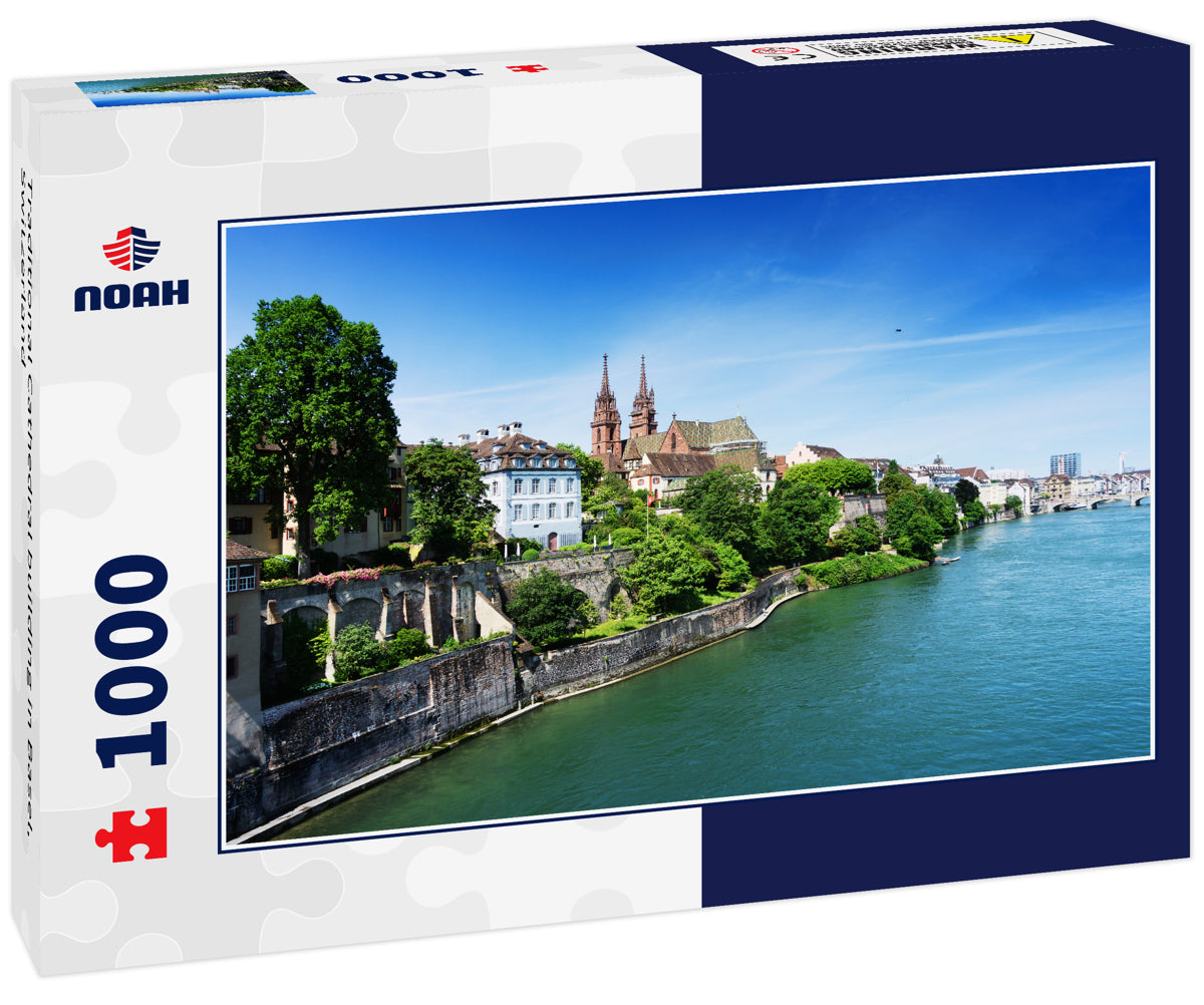 Traditional Cathedral building in Basel, Switzerland