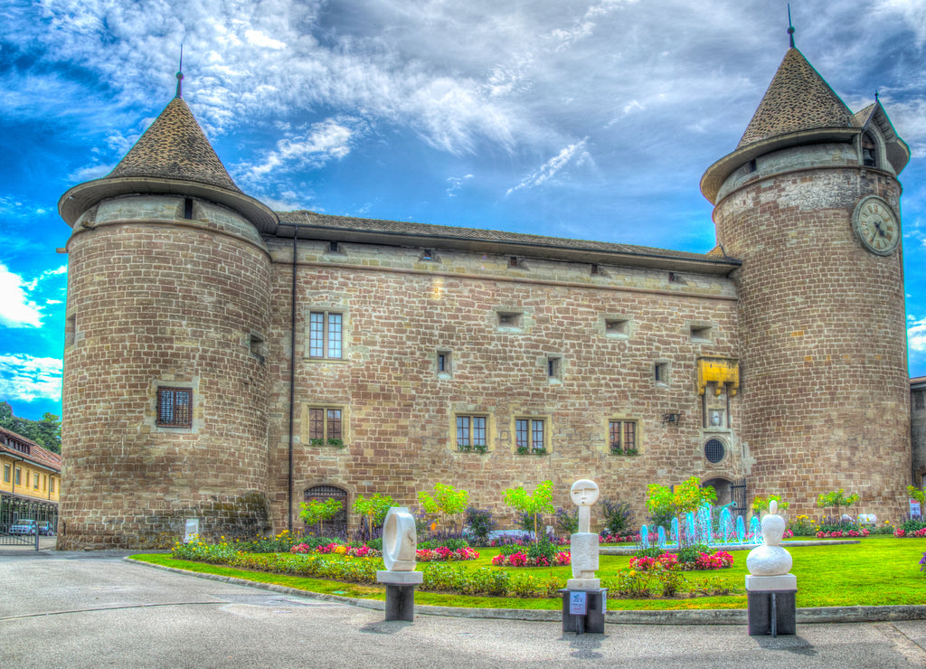 Palace de Morges in Switzerland