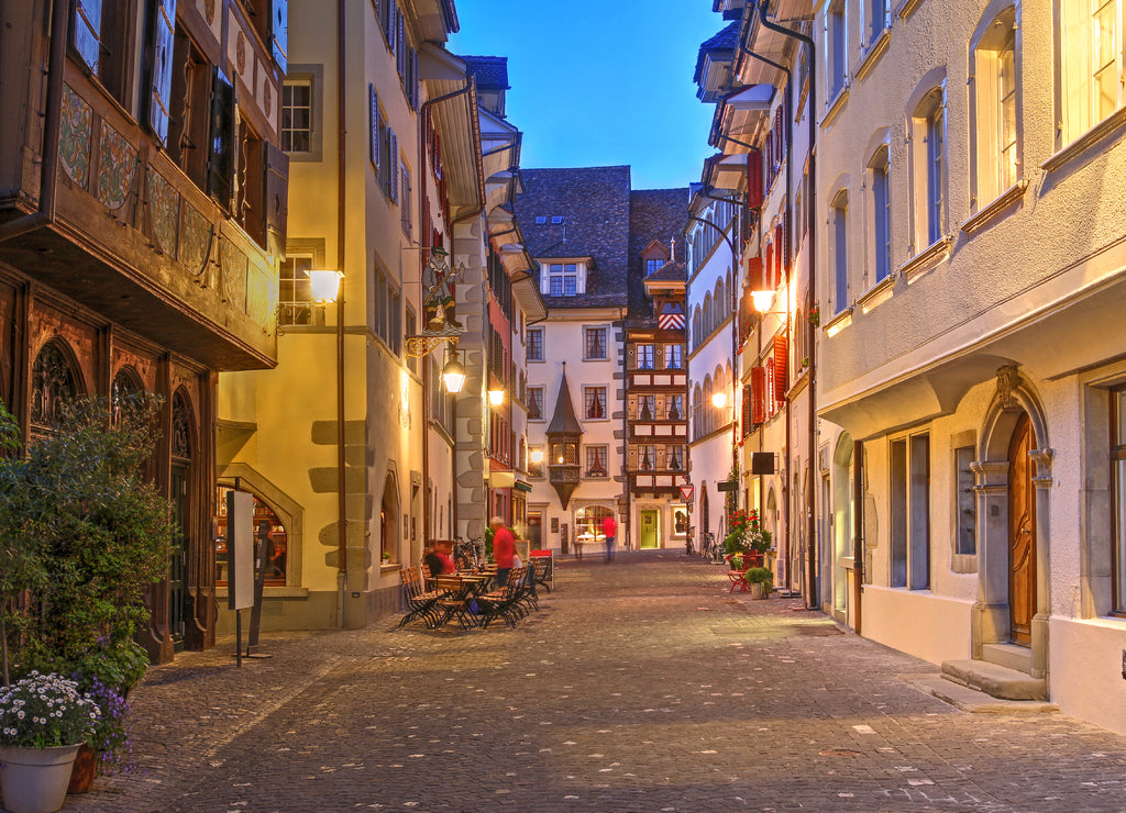 Street in Zug, Switzerland