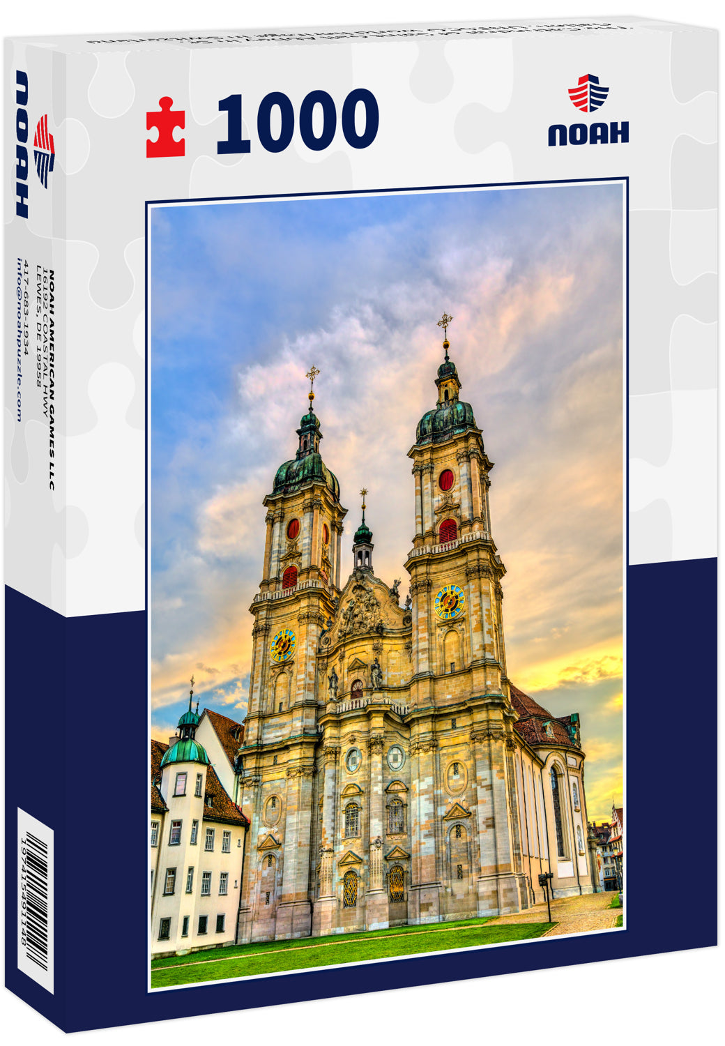 The Cathedral of Saint Gall Abbey in St. Gallen. UNESCO world heritage in Switzerland