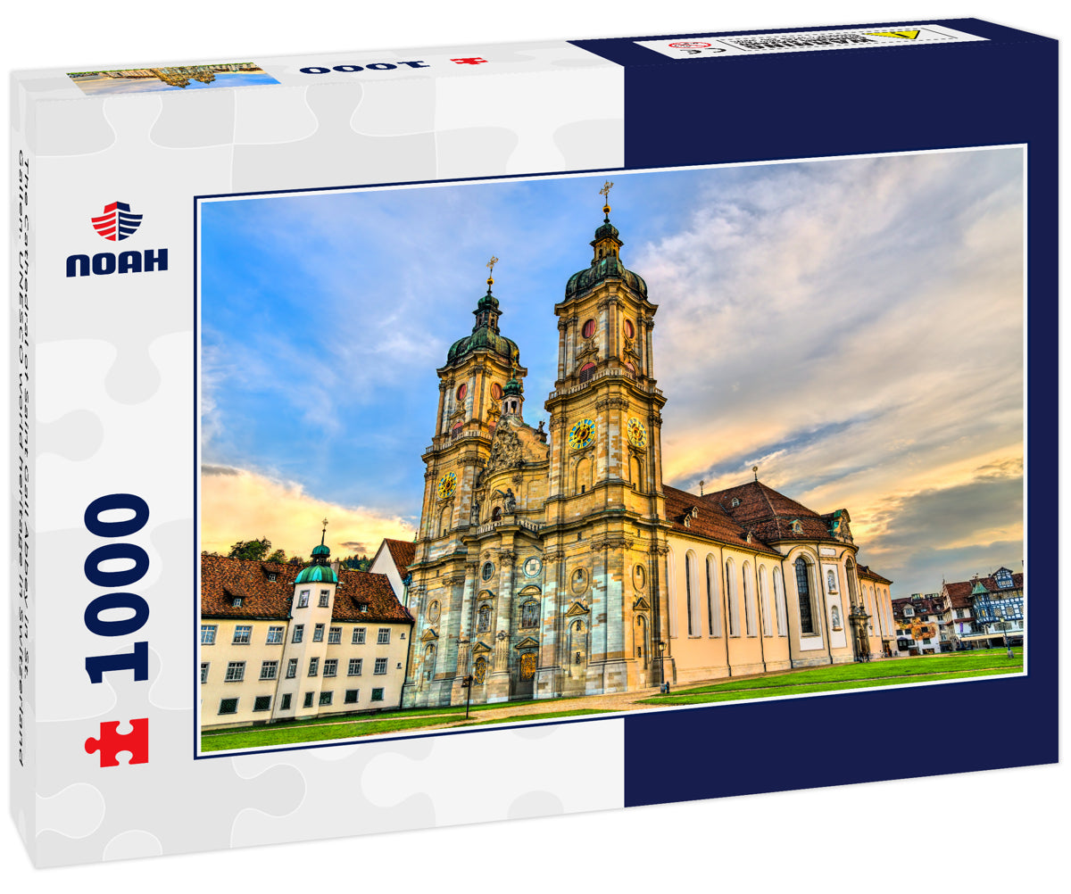 The Cathedral of Saint Gall Abbey in St. Gallen. UNESCO world heritage in Switzerland