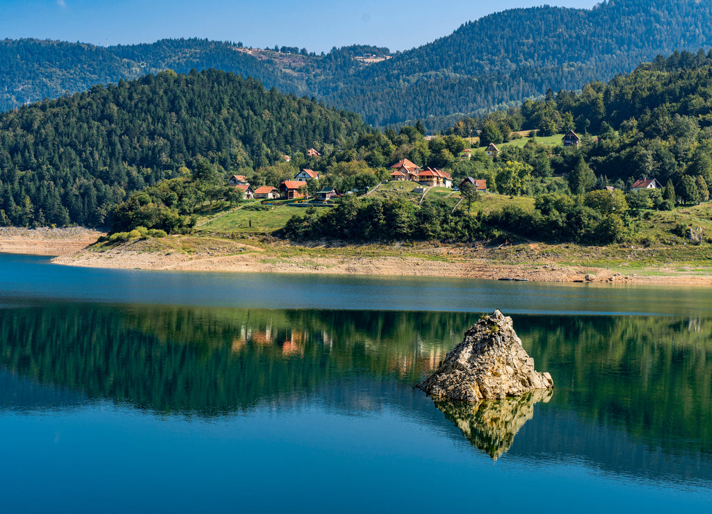 Zaovine lake in Serbia