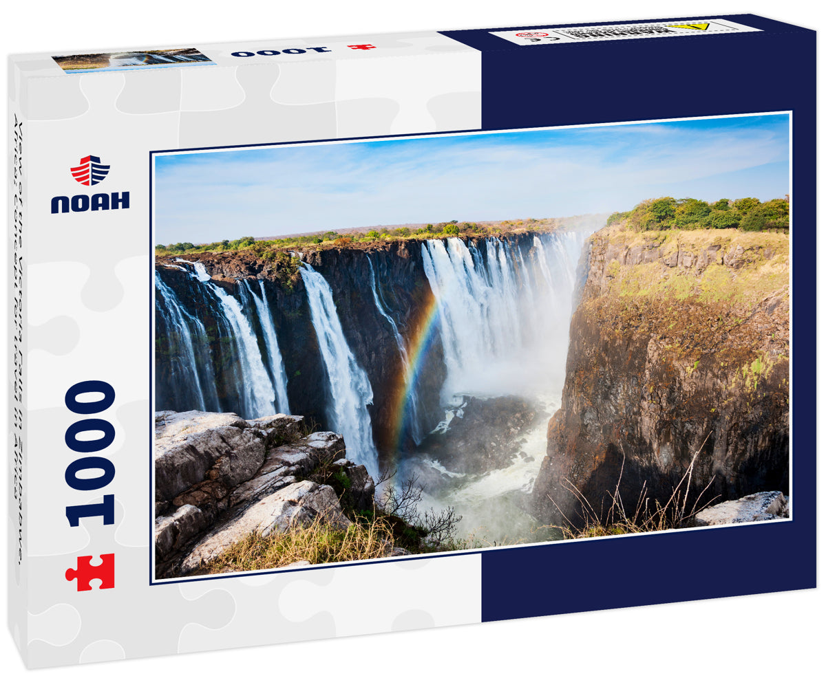 View of the Victoria Falls in Zimbabwe, Africa; Concept for travel in Africa