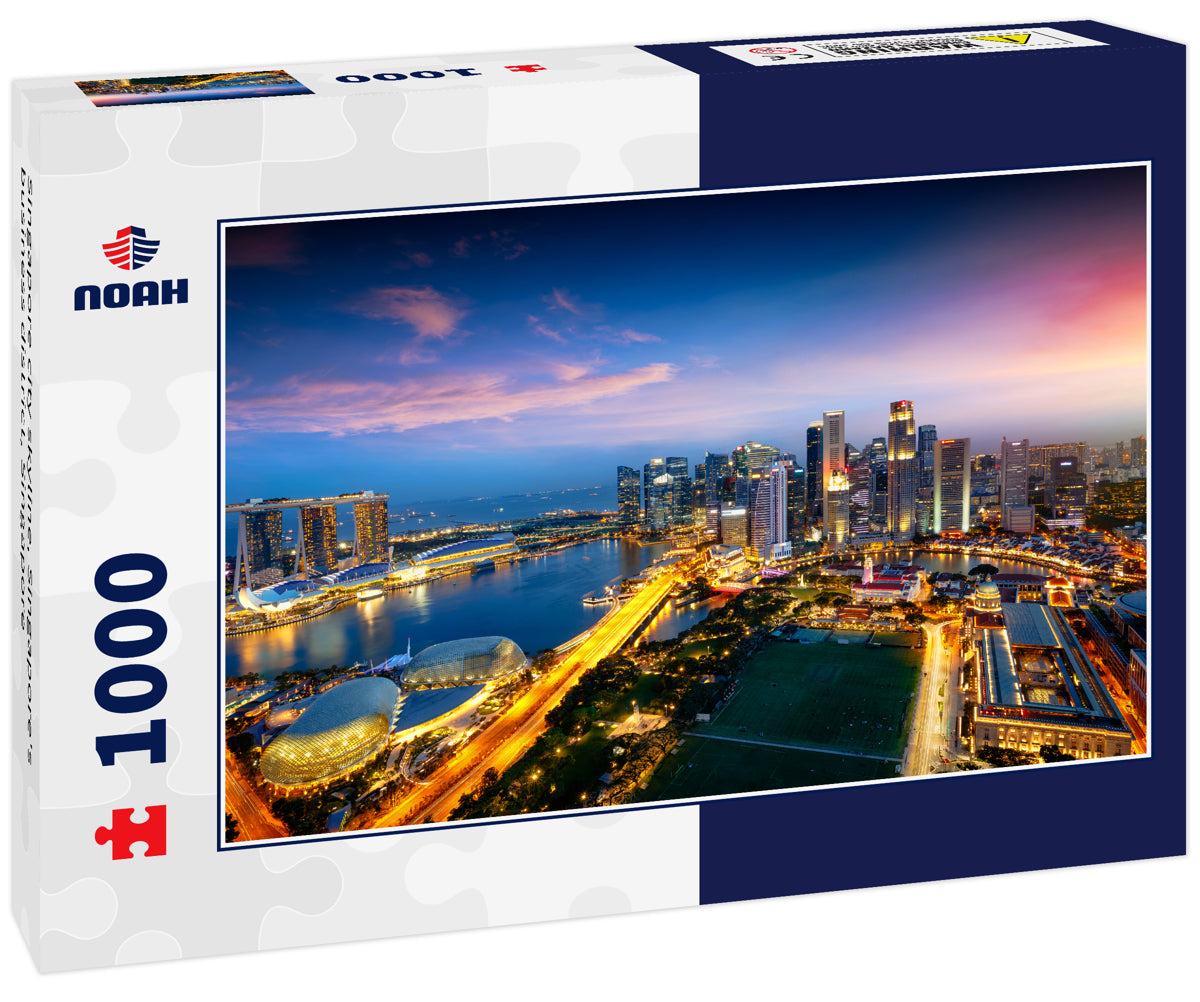 Singapore city skyline, Singapore's business district, Singapore