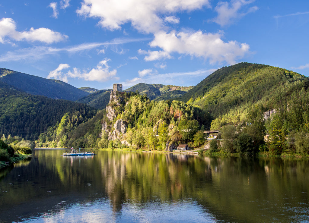 Strecno castle in northern Slovakia