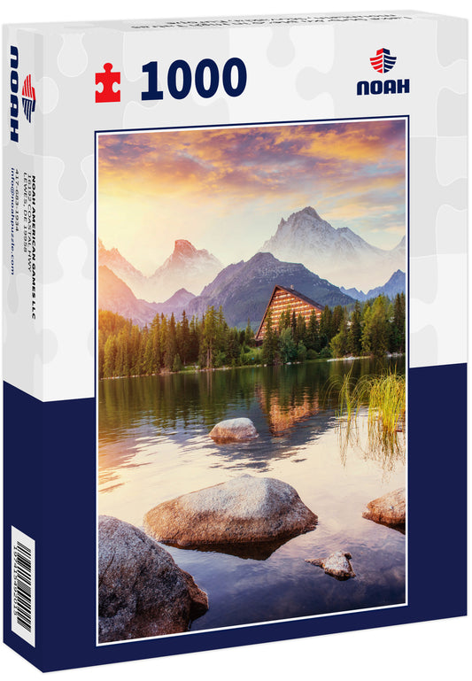 Lake Strbske pleso in High Tatras mountain, Slovakia, Europe