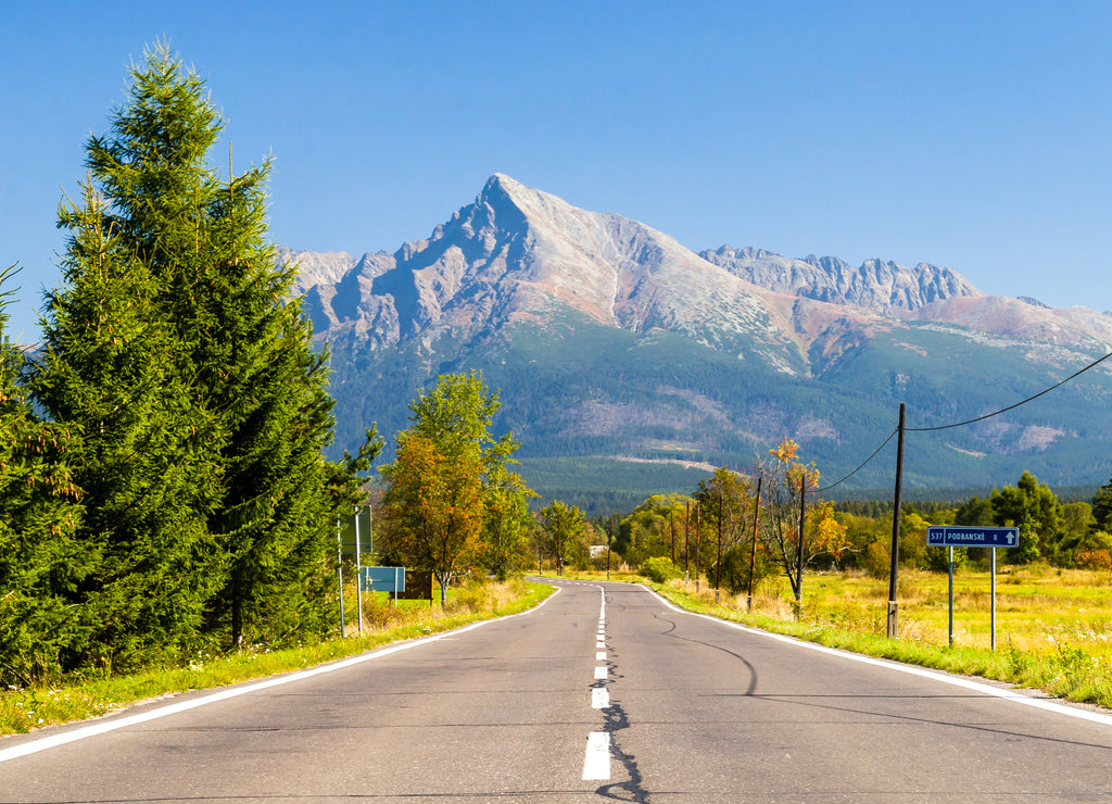 Hill Krivan in High Tatras mountains, Slovakia