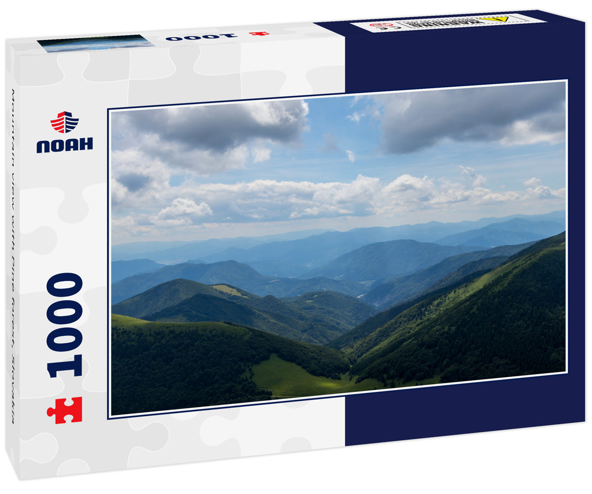 Mountain view with Pine forest, Slovakia