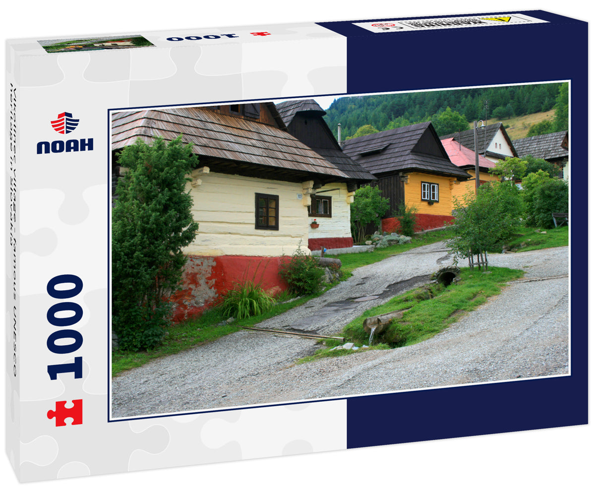 Vlkolinec village - famous UNESCO heritage in Slovakia