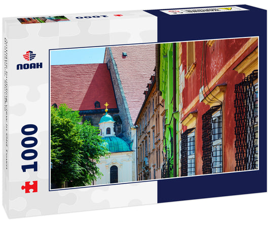 Antique building view in Old Town Bratislava, Slovakia