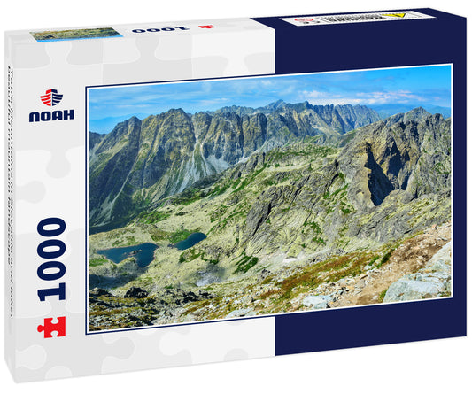 Tatra Mountains in Slovakia and lake, beautiful mountain landscape